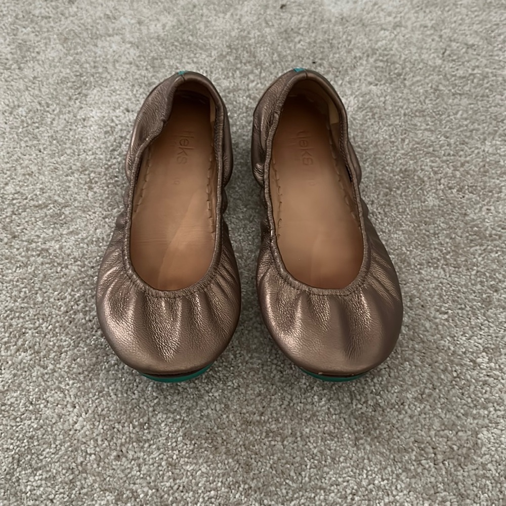 Tieks Metallic Bronze flats